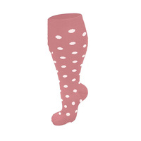 Chaussettes de compression personnalisées de bonne qualité pour la récupération de la performance sportive mollet large soutien athlétique de taille extra large