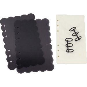 Carnet à spirale A6 DIY <span class=keywords><strong>Budget</strong></span>-Friendly Clear Transparent Dashboard Givré PVC 6-Hole Acrylique Binder Loose-Leaf pour une utilisation scolaire - Product Image 4