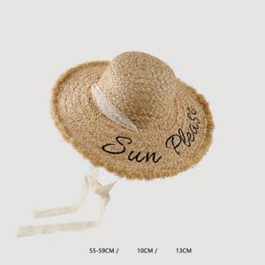 New Collection <b>Straw</b> Hat Female Summer Beach Hat Large Brim <b>Straw</b> Sun Hat - Product Image 5
