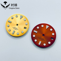 Vente directe d'usine, cadran de montre NH35, date, luminescent, noir, bleu, vert, rouge, argent, vente en gros, personnalisation DIY