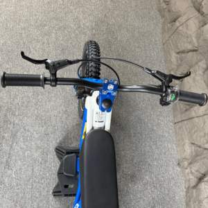 키즈 레이싱 전기 먼지 자전거 알루미늄 합금 프레임 풀 서스펜션 유압 디스크 브레이크 36V 653 미니 Ebike - Product Image 5