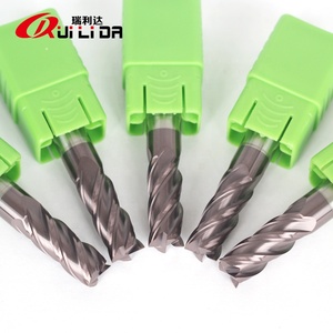 RLD Trung Tâm Outlet Factory CNC Zhuzhou Bê Tông HRC60 Carbide Biến Helix 4 Flutes 10X75Mm <span class=keywords><strong>Flat</strong></span> End Mill Dụng Cụ Cắt - Product Image 6