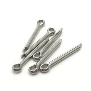 สลักล็อคแบบแยกส่วน DIN94 <span class=keywords><strong>ISO1234</strong></span> ชุบสังกะสี เหล็กกล้าคาร์บอน  หมุดล็อคแบบแยกส่วน หมุดล็อคแบบ Clevis หมุดย้ำ - Product Image 5