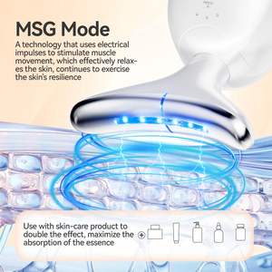 Massaggiatore per Collo e Viso SHOmfrs, Strumento Modellante con 3 Modalità di Colore e Vibrazione, per Doppio Mento, OEM/ODM per la Cura della Pelle - Product Image 4