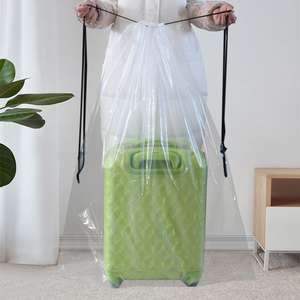 Grosir tas serut PE ekstra besar pengiriman pelindung debu kemasan penyimpanan plastik tahan air bening profesional - Product Image 1