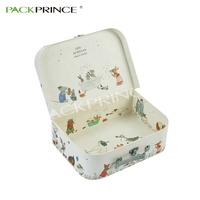 Nouvelle conception de boîte-cadeau en carton artisanal avec poignée, pour jouets, vêtements, emballage de cadeaux pour bébés