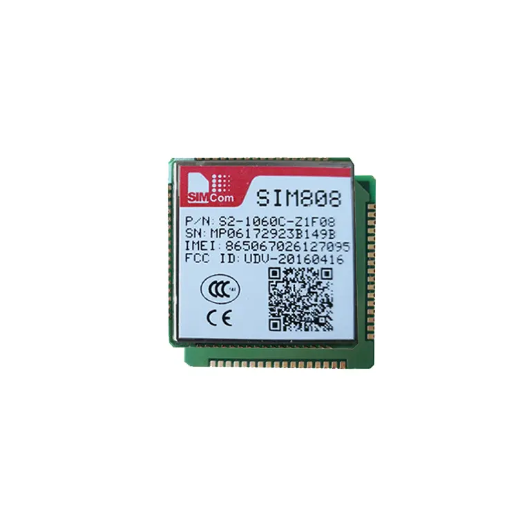SIM808 SIMCOM जीएसएम/GPRS + जीपीएस मॉड्यूल कम लागत जीएसएम जीपीएस IoT वायरलेस संचार 2g मॉड्यूल
