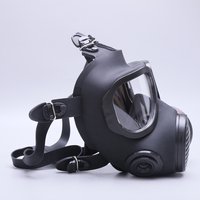 Masque de protection agricole réutilisable et lavable Bofeite avec filtre à gaz acide en caoutchouc, cartouche filtrante remplaçable, sangles de tête tactiques