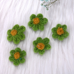 Fil à tricoter en mohair à six pétales pour artisanat DIY, accessoires pour cheveux, vêtements et chaussures pour enfants, doux, unisexe, pour tout-petits de 7 à 12 mois - Product Image 4