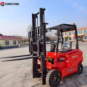 מלגזה חשמלית עם טעינה עצמית וסוללה למכירה, משלוח חינם - Product Image 2