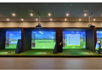 Système de simulateur de golf infrarouge PGM MNQ002, console à écran tactile miroir pour la maison