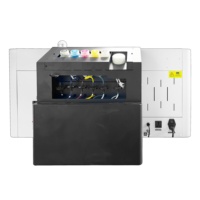 Imprimante DTG double station pour textiles, imprimante jet d'encre pour vêtements 100% coton, t-shirts, jeans, pulls et tapisseries en coton