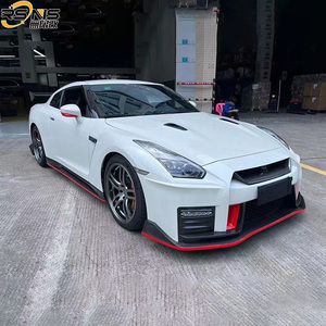 Per <span class=keywords><strong>Nissan</strong></span> <span class=keywords><strong>GTR</strong></span> R35 aggiornato paraurti <span class=keywords><strong>auto</strong></span> gonna laterale Spoiler con griglia leggera stile Nismo fibra di carbonio Kit carrozzeria in fibra di carbonio - Product Image 2