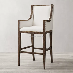 Sassanid Living Studio Design 1950s Modernism Taburete de barra y Mostrador de tela Ames hecho a mano con maestría - Product Image 3