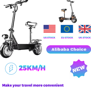 Trottinette électrique pliable de qualité supérieure 350W, moteur double sans balais, pneu tout-terrain de 11 pouces, charge maximale de 200 kg, trottinette électrique pour adultes - Product Image 6