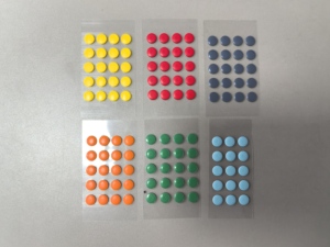 20pcs Obsidian <b>PTFE</b> Mouse Dots DIY Universal Mouse Feet Logitech Mouse Glide Soles Super Smooth And Quiet Esports Universal - Product Image 2