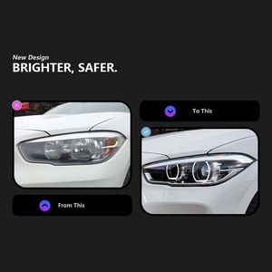 Gruppo Fari LED con DRL e Indicatori di Direzione Sequenziali per BMW Serie 1 <span class=keywords><strong>F20</strong></span> LCI 2015-2018, Plug and Play Senza Errori - Product Image 4