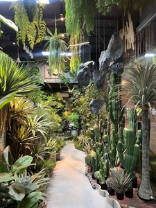 热带天堂人造植物景观高级仿真树叶系列，适用于室内/室外商业装饰和活动 - Product Image 5