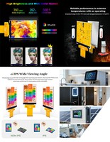 شاشة LCD تعمل باللمس مقاس 3.5 بوصة بدقة 320×480 وواجهة MCU SPI، وحدة عرض TFT LCD مقاس 3.5 بوصة