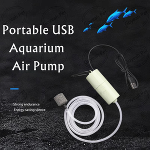 튜브 에어 스톤과 미니 울트라 조용한 수족관 공기 펌프 USB 어항 산소 펌프 - Product Image 2