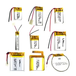 Bán buôn Mini litium LiPo pin 0.185wh 4 mét Độ dày 401520 3.7V 55mAh 40mAh 150mAh nhỏ nhất siêu mỏng LiPo pin