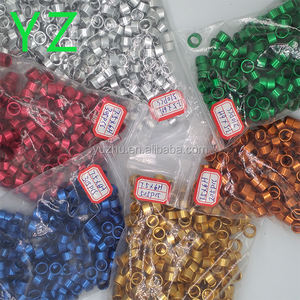 7.5mm KLEURRIJKE Straight aluminium duif <span class=keywords><strong>ring</strong></span> voor vogels, zoals duiven/canaries riem/papegaaien/jade vogels - Product Image 4