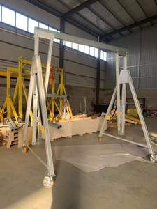 <span class=keywords><strong>Grue</strong></span> <span class=keywords><strong>portique</strong></span> mobile électrique portable personnalisable de 3,5 tonnes, robuste, pour entrepôt, atelier et construction - Product Image 2