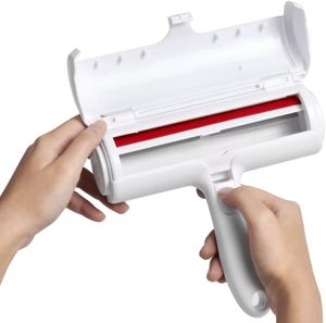Rouleau et brosse auto-nettoyants réutilisables pour l'élimination des poils d'animaux (chiens, chats) et des peluches sur les vêtements - Product Image 2