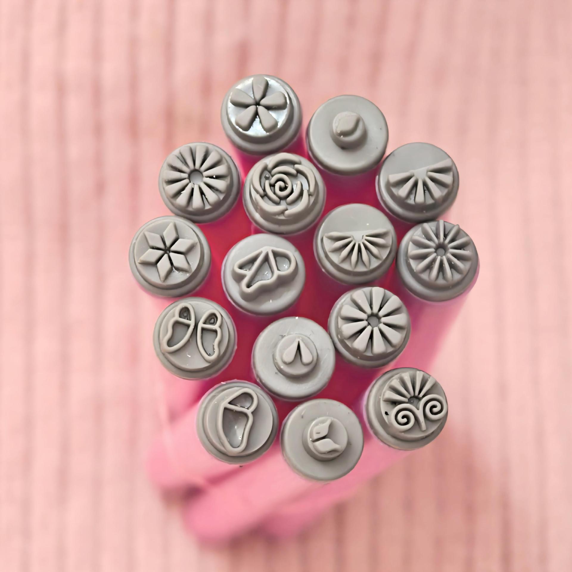 Stylos à tamponner pour nail art [ensemble de 15 pièces]