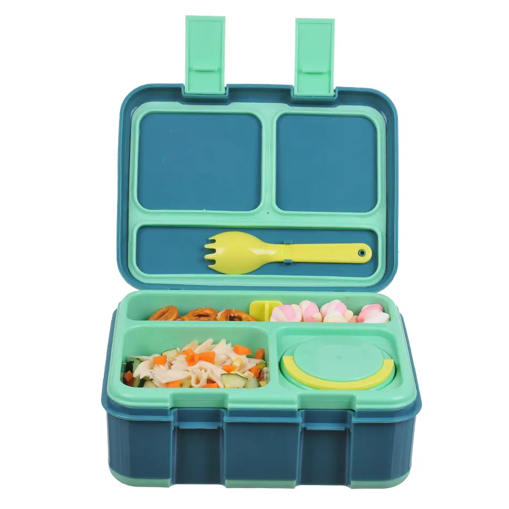 Boîte à lunch isotherme en silicone pour enfants, anneau d'étanchéité en plastique pour micro-ondes, boîte à déjeuner bento, accessoires pour enfants, boîte à lunch tiffany