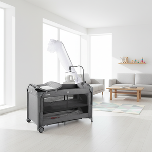 Culla Pieghevole in Plastica Kidilo Multifunzionale Portatile per Neonati con Opzione Letto Grande Cross-Border T-702L - Product Image 6