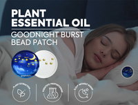 Patchs de sommeil à l'huile essentielle de lavande, perles éclatantes pour une bonne nuit, parfum longue durée, aide au repos, en PU, OEM ODM