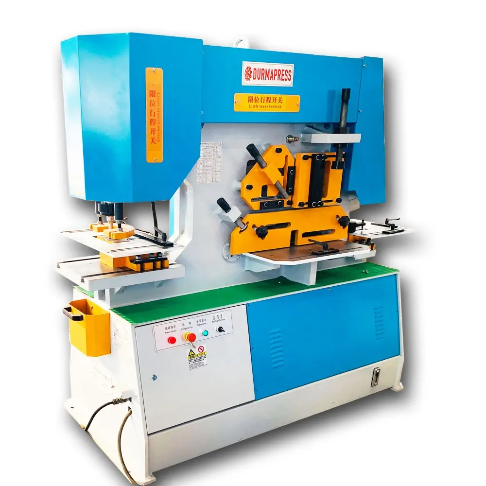 Good quality multi-function cnc combined punching and shearing hydraulic iron worker machine