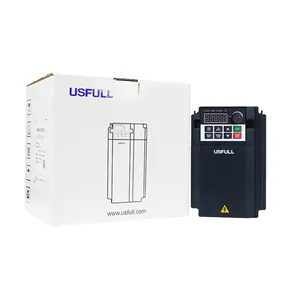 USFULL Inverter Frekuensi Variabel AC VFD, Drive VFD 1.5 KW Fase Input dan Output Tunggal 0.1-400Hz