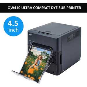 Photomaton pour imprimante photo d'événements DNP <span class=keywords><strong>QW410</strong></span> 4,5 pouces Sublimation par transfert thermique pour impression de portraits en cabine Imprimante photo 4,5 pouces - Product Image 3