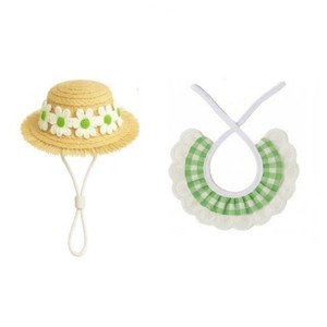 Tenue pour oie de 23 pouces : chapeau de paille, cape, écharpe, costume, robe uniquement (matériel de 23 pouces) - Product Image 3