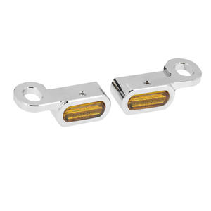 Mini-feux de moto, clignotants LED, adaptés aux accessoires de modification des clignotants Harley Glide et Softail - Product Image 2