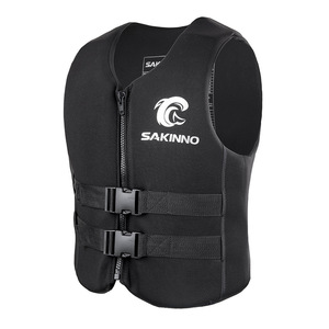 Logo personnalisé pour hommes, sangle réglable en néoprène EPE mousse grande <span class=keywords><strong>flottabilité</strong></span> pêche Kayak Jetski surf <span class=keywords><strong>gilet</strong></span> <span class=keywords><strong>de</strong></span> <span class=keywords><strong>sauvetage</strong></span> veste - Product Image 2