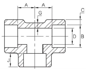 ASME b16.3 Ống <span class=keywords><strong>TEE</strong></span> Ống Lắp vít khớp Giảm <span class=keywords><strong>TEE</strong></span> phù hợp - Product Image 5