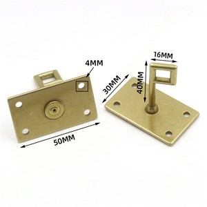 Chất lượng cao sang trọng Túi hành lý Khóa Phụ Kiện rắn brass lần lượt Twist Khóa nhiệm vụ nặng nề và mạnh mẽ Brass phần cứng - Product Image 5