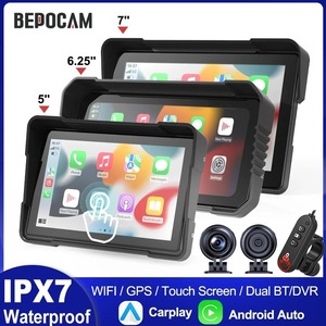 Caméra embarquée pour moto 5 6.25 7 pouces HD WiFi GPS Vision nocturne Enregistrement double avec prise en charge de la carte SD - Product Image 5