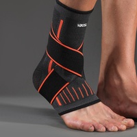 1 pièce Sangle de compression 3D en nylon pour cheville, support de protection pour le basketball et le fitness