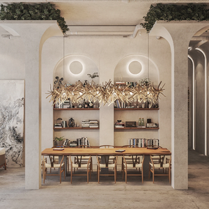 Vitrina de Madera Rústica Personalizada con LED para Cafetería, Resistente al Agua, Ecológica, Fabricada en Fábrica, para Exhibir Café, Pasteles y Productos de Cafetería - Product Image 3