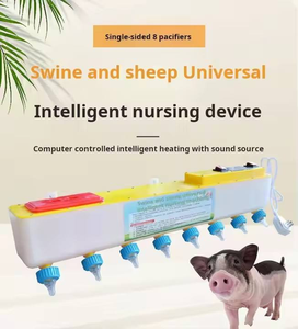 Máquina de lactancia automática para <span class=keywords><strong>cerdos</strong></span> y corderos de 9L con 8 tetinas y alimentador con calefacción para la alimentación con leche - Product Image 2