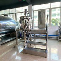 Cuve de mélange en acier inoxydable personnalisable de 100 à 5000 L avec agitateur et chauffage, mélangeur homogénéisateur industriel pour shampoing et savon liquide