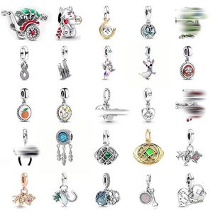 HaYa Fashion - Abalorios Colgantes de Plata de Ley 925 de Alta Calidad con Diseño de Luciérnaga Luminosa, Ojo Mágico y Atrapasueños a Color - Product Image 1