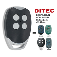 Control Remoto Universal para Puerta de Garaje Ditec GOL4 BIXLS2 BIXLP2 BIXLG4 433.92mhz, Transmisor de Código Variable