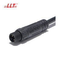 Connecteur étanche LLT 110V 5A IP65 IP67 IP68 M8 Petit câble étanche 2Pin 3Pin 4Pin Wire Connector