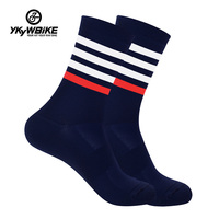 YKYWBIKE Sports Racing Chaussettes de cyclisme de haute qualité Marque professionnelle Sport Chaussettes de course Chaussettes de vélo de route respirantes
