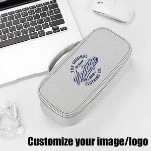 Organisateur d'accessoires numériques personnalisé, pochette de voyage portable pour câbles/USB/batterie externe, cadeau idéal pour les festivals et les affaires - Product Image 3